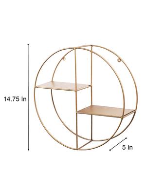 round floating wall mounted partition iron wall shelf - 17343219 - Standard Image - 6