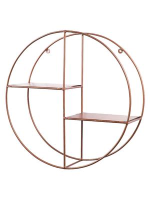 round floating wall mounted partition iron wall shelf - 17343220 - Standard Image - 2