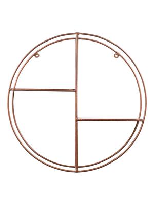 round floating wall mounted partition iron wall shelf - 17343220 - Standard Image - 3