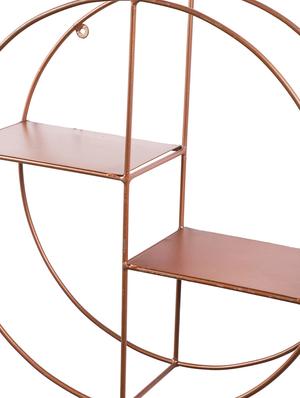 round floating wall mounted partition iron wall shelf - 17343220 - Standard Image - 4
