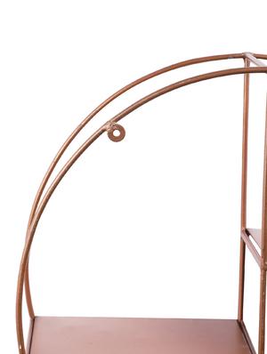 round floating wall mounted partition iron wall shelf - 17343220 - Standard Image - 5