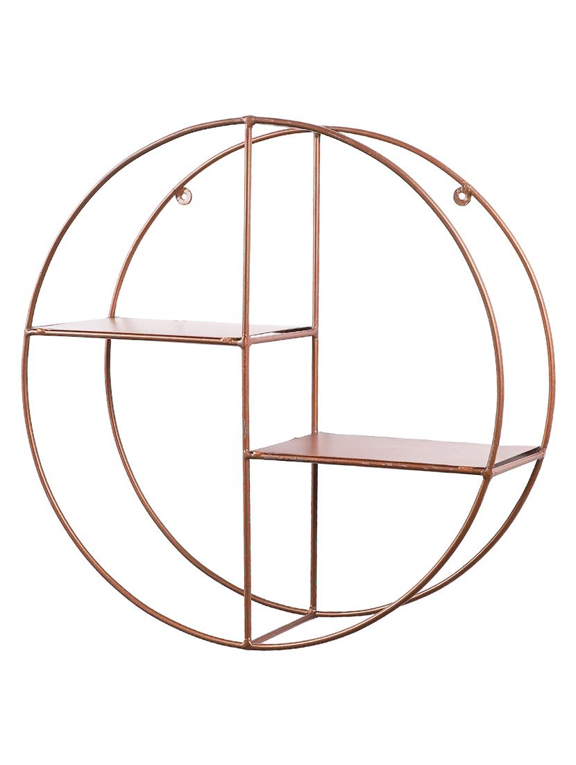 round floating wall mounted partition iron wall shelf - 17343220 - Zoom Image - 2