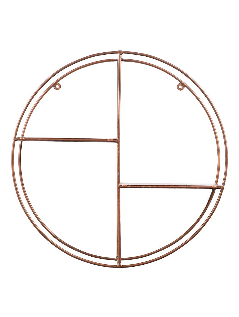round floating wall mounted partition iron wall shelf - 17343220 - Zoom Image - 3