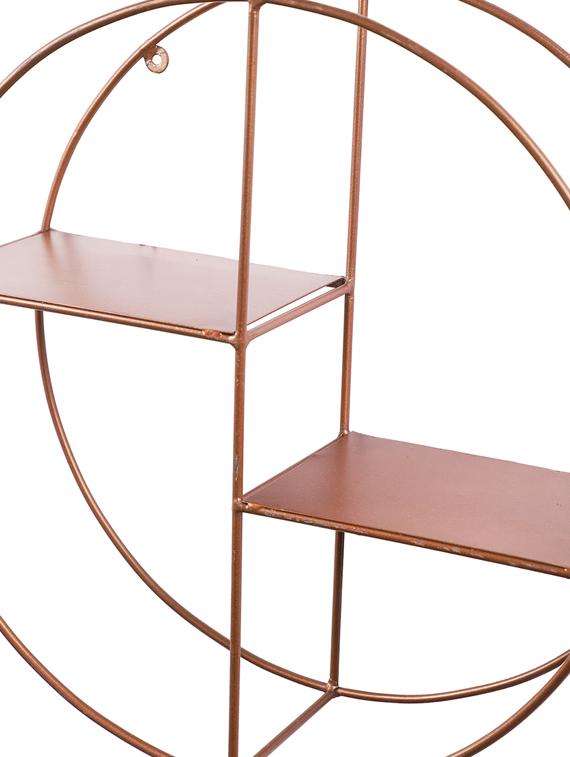 round floating wall mounted partition iron wall shelf - 17343220 - Zoom Image - 4