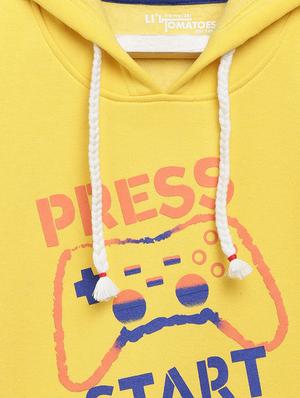 yellow fleece sweatshirt - 17343809 - Standard Image - 4