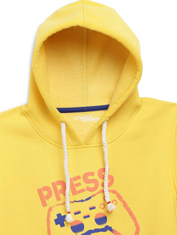 yellow fleece sweatshirt - 17343809 - Zoom Image - 3