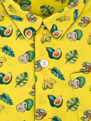 yellow cotton shirt - 17344370 - Standard Image - 3