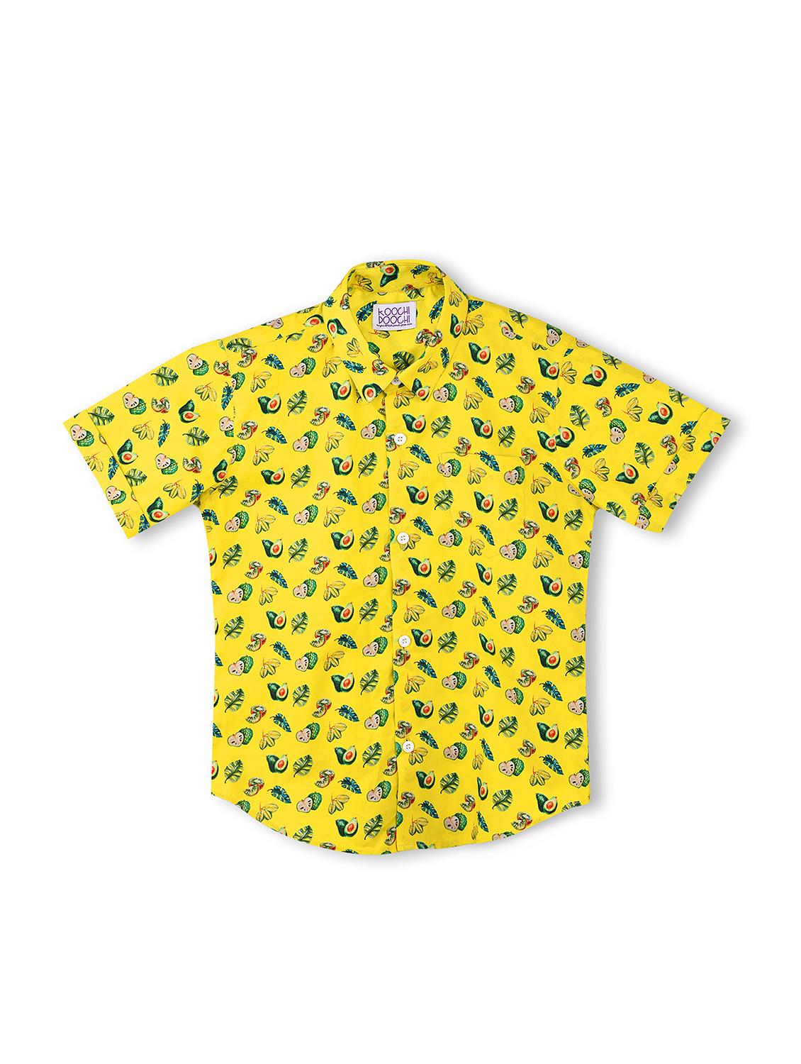 yellow cotton shirt - 17344370 - Zoom Image - 1