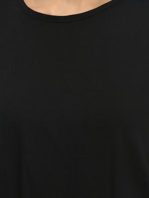 round neck solid tee - 17344418 - Standard Image - 6