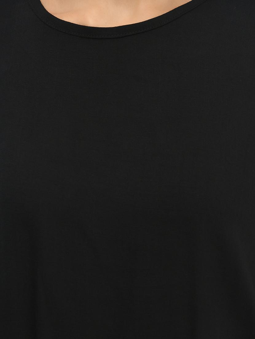 round neck solid tee - 17344418 - Zoom Image - 6