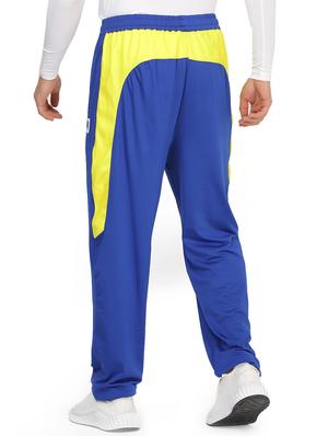 blue color block full length track pant - 17344444 - Standard Image - 3