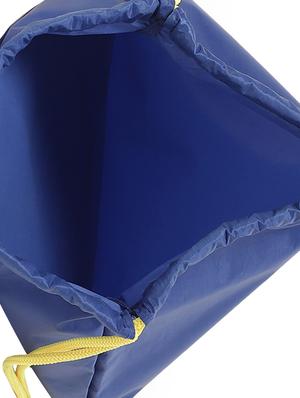 blue polyester backpack - 17344446 - Standard Image - 3
