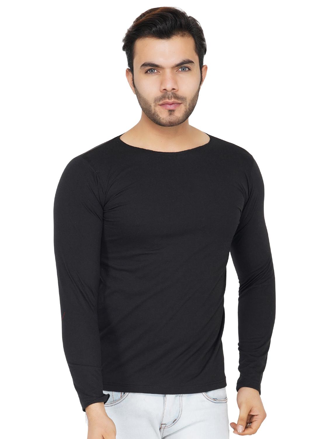 black solid t-shirt - 17344490 - Zoom Image - 1