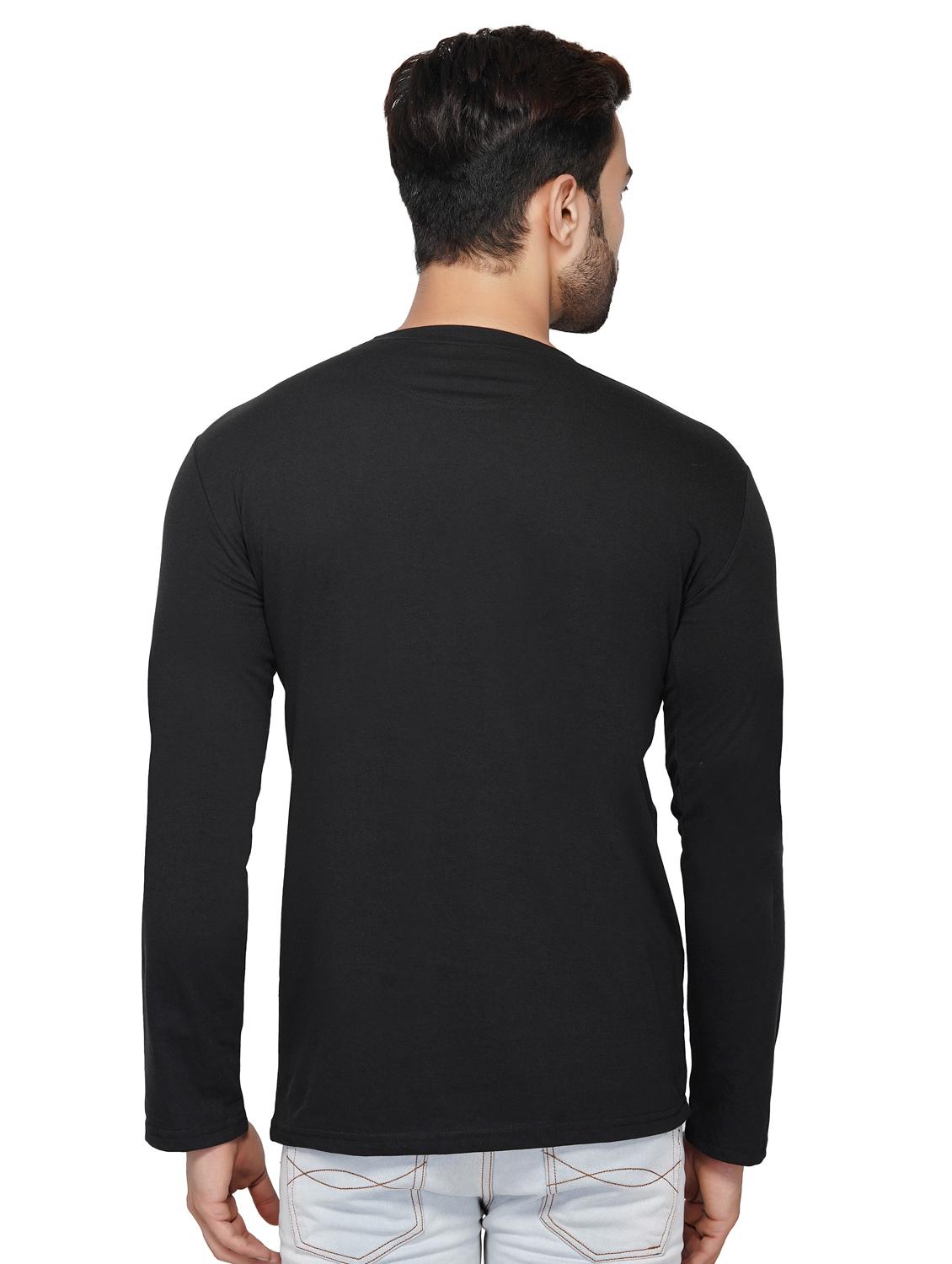 black solid t-shirt - 17344500 - Zoom Image - 3