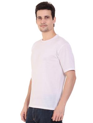white solid t-shirt - 17344581 - Standard Image - 2