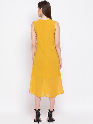 embellished neck layered dress - 17344641 - Standard Image - 3