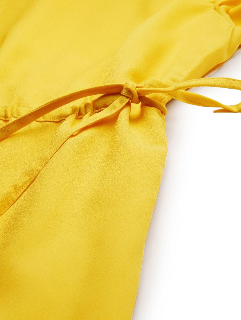 drawstring waist a-line dress - 17345605 - Zoom Image - 5
