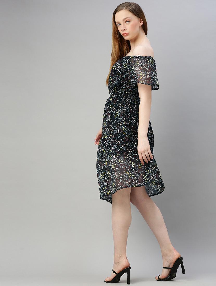 off shoulder floral dress - 17345612 - Zoom Image - 2