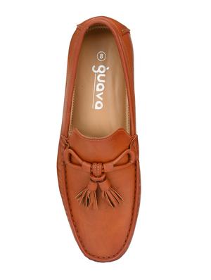 tan slip on loafers - 17346870 - Standard Image - 4