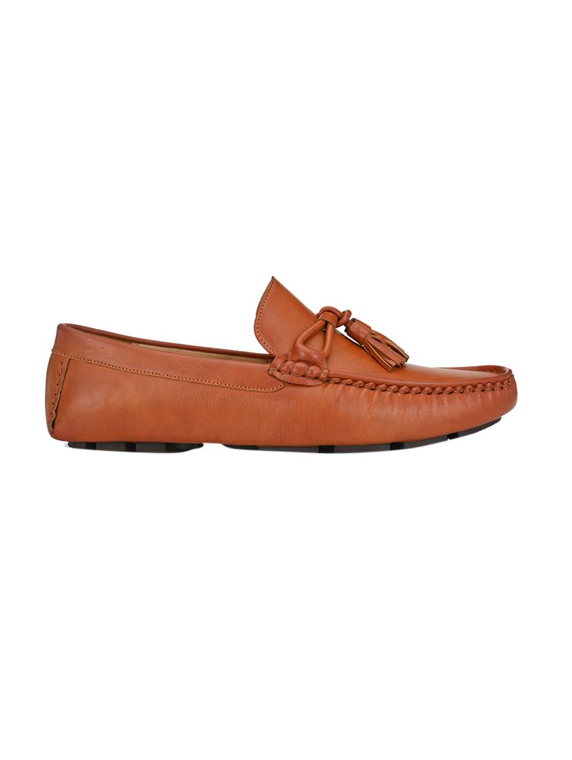 tan slip on loafers - 17346870 - Zoom Image - 2