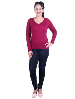 v-neck ribbed pullover - 17347454 - Standard Image - 4