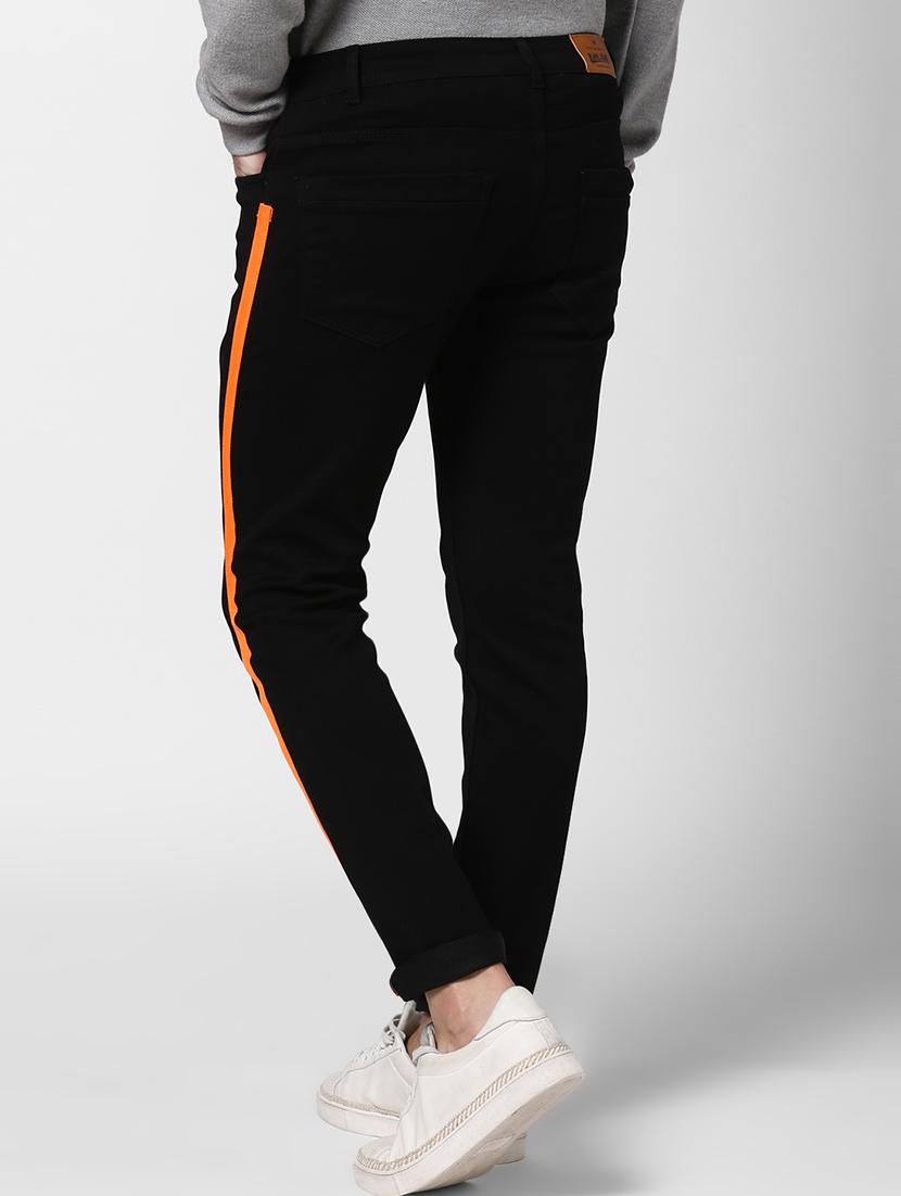 black side taped denim jeans - 17347484 - Zoom Image - 3