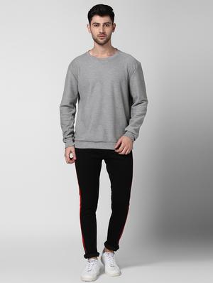 black side taped denim jeans - 17347485 - Standard Image - 4