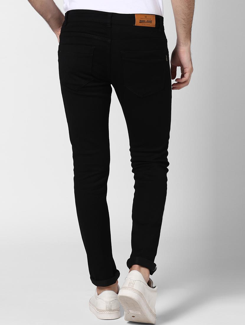 black side taped denim jeans - 17347488 - Zoom Image - 3