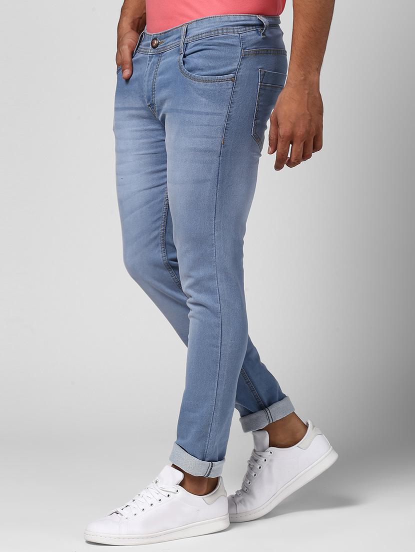 blue light washed denim jeans - 17347490 - Zoom Image - 3