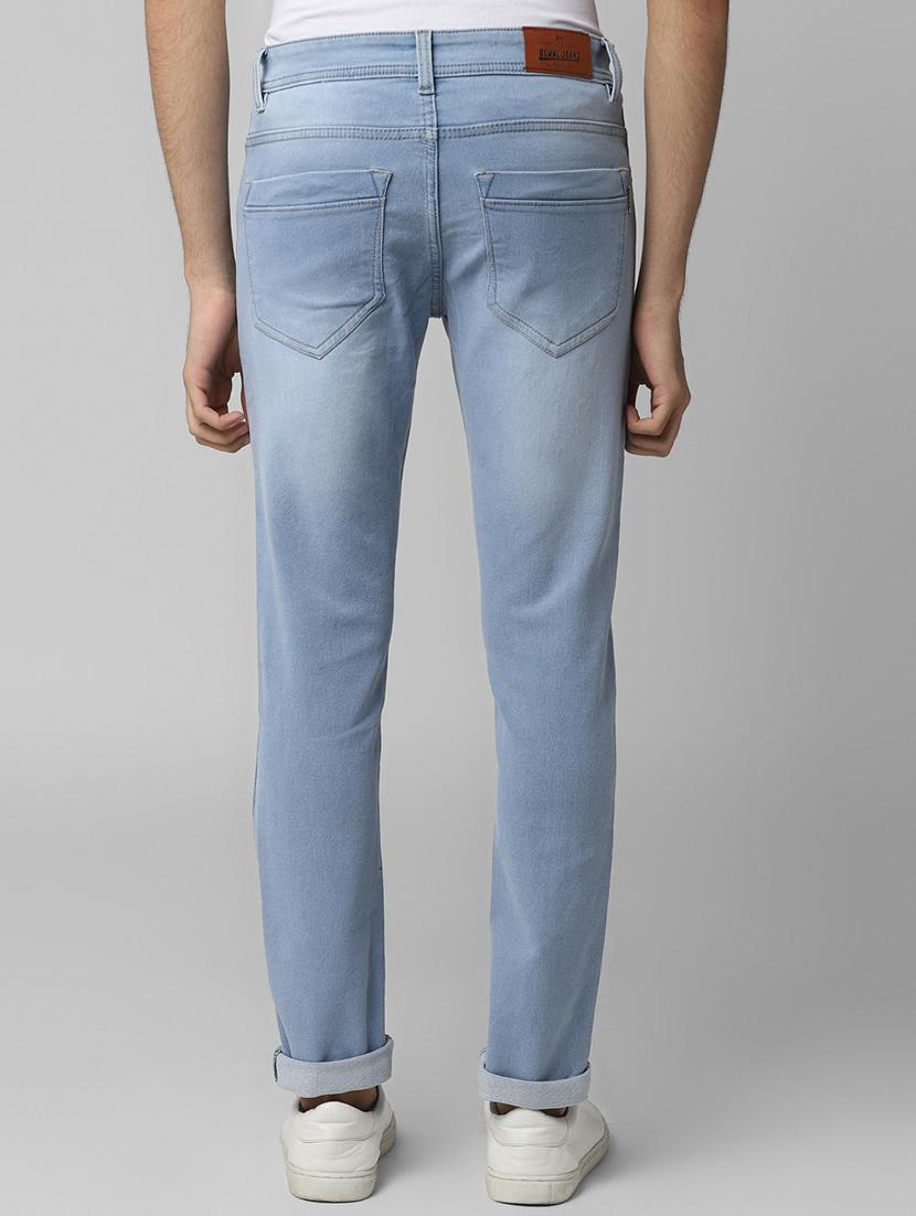 blue light washed denim jeans - 17347491 - Zoom Image - 4