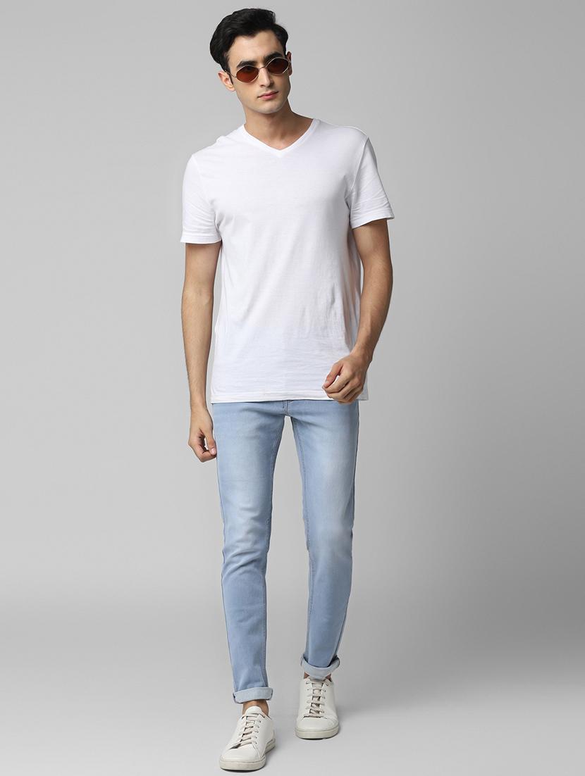 blue light washed denim jeans - 17347491 - Zoom Image - 5