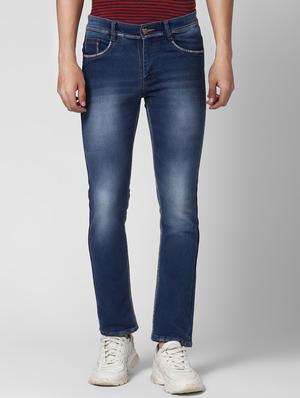 blue light washed denim jeans - 17347492 - Standard Image - 2