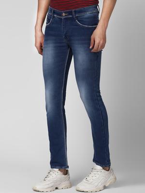 blue light washed denim jeans - 17347492 - Standard Image - 3