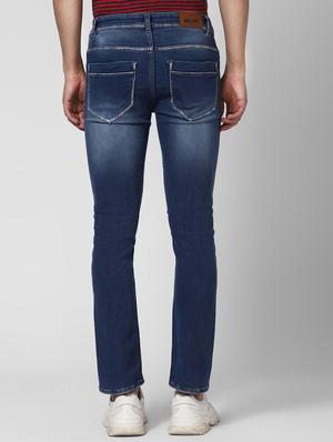 blue light washed denim jeans - 17347492 - Standard Image - 4