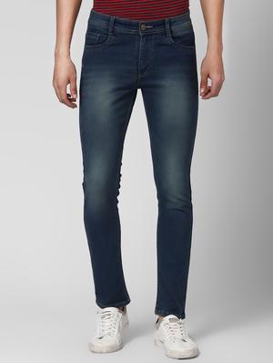 dark blue light washed denim jeans - 17347494 - Standard Image - 2