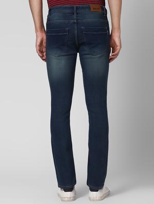 dark blue light washed denim jeans - 17347494 - Standard Image - 4
