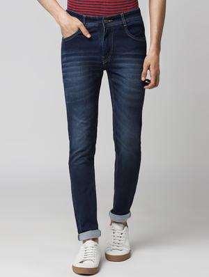 dark blue light washed denim jeans - 17347495 - Standard Image - 2