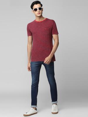 dark blue light washed denim jeans - 17347495 - Standard Image - 5