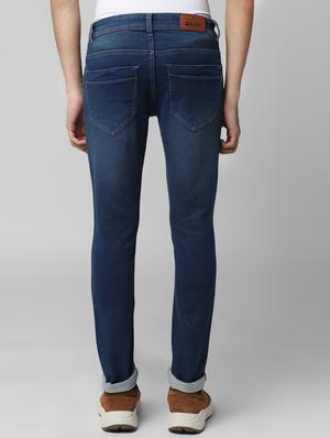 blue light washed denim jeans - 17347497 - Standard Image - 4