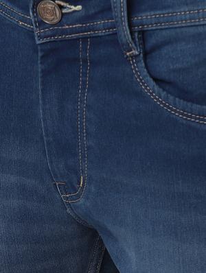 blue light washed denim jeans - 17347497 - Standard Image - 6