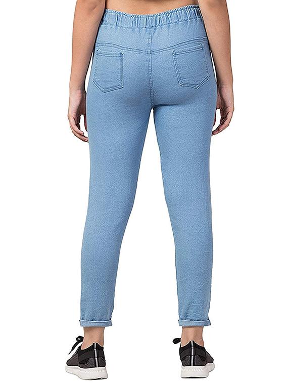 drawstring waist quirky jeans - 17347517 - Zoom Image - 3