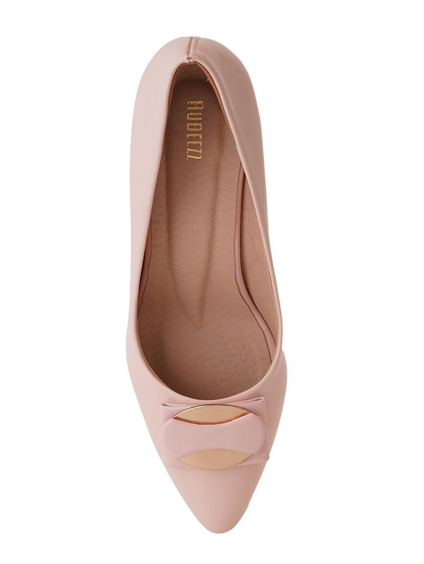 pink pu slip on pumps - 17347655 - Zoom Image - 4