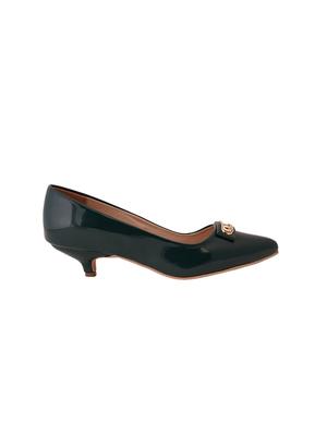 green pu slip on pumps - 17347656 - Standard Image - 2