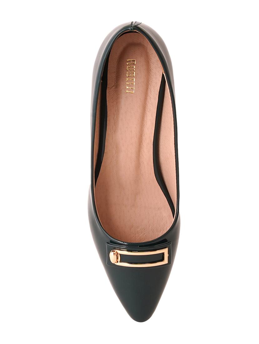 green pu slip on pumps - 17347656 - Zoom Image - 4