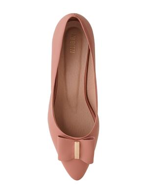 pink pu slip on pumps - 17347662 - Standard Image - 4