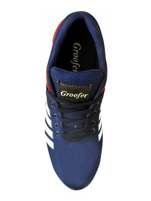 blue lace up sport shoes - 17347823 - Standard Image - 3