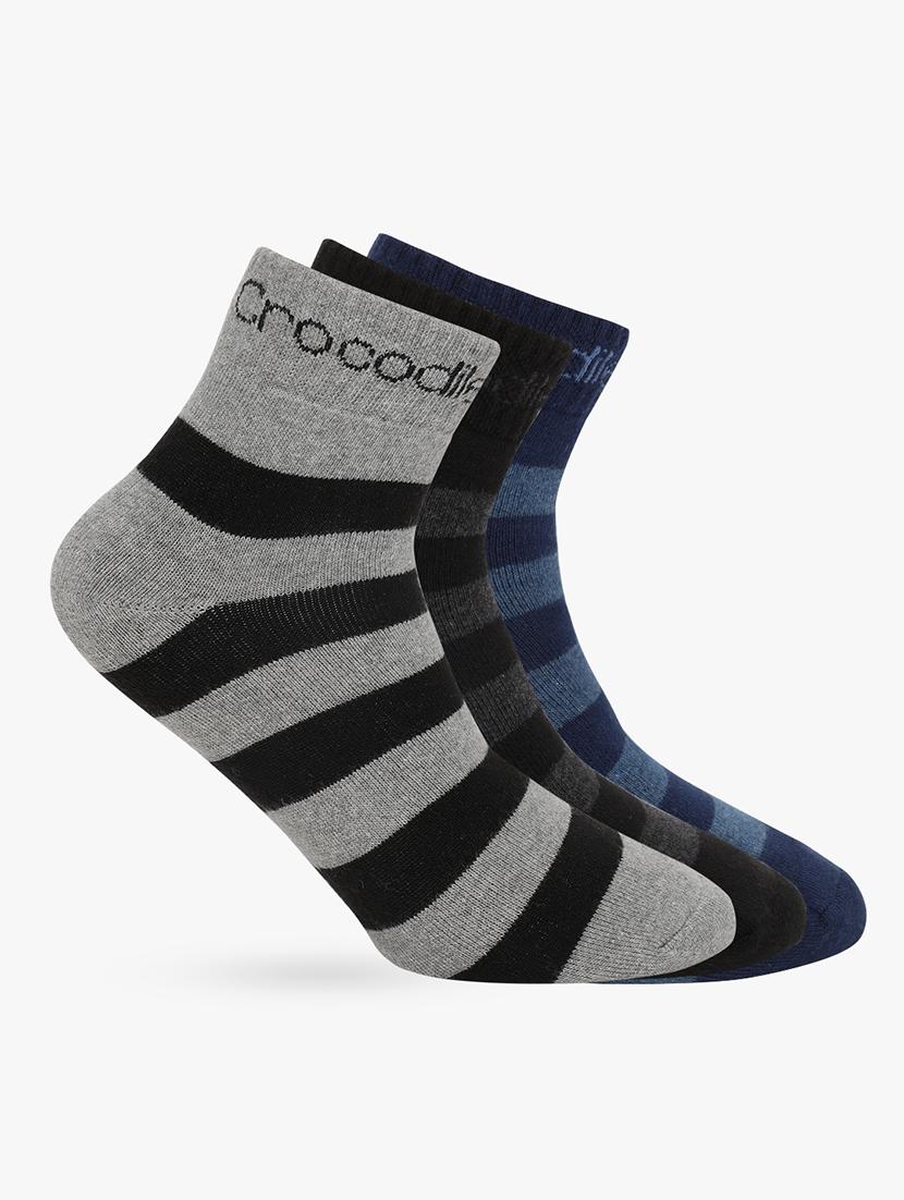 multi colored cotton ankle length sock - 17347884 - Zoom Image - 1