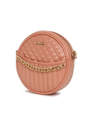 pink leatherette (pu) regular sling bag - 17348464 - Standard Image - 4