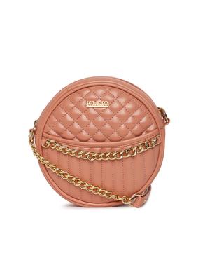 pink leatherette (pu) regular sling bag - 17348464 - Standard Image - 5