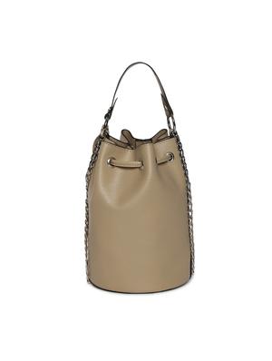 beige leatherette (pu) regular sling bag - 17348468 - Standard Image - 2